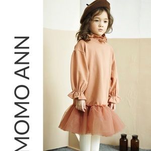 Momo Ann Dress with Tulle Skirt